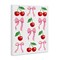 Stupell Industries Cherries & Bows Assortment Canvas, design by Marcus Prime